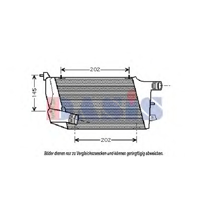 Foto Ladeluftkühler AKS DASIS 487013N