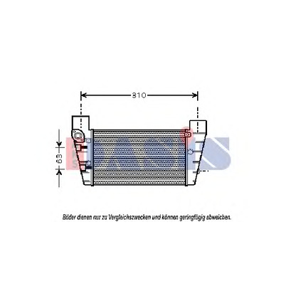 Photo Intercooler, échangeur AKS DASIS 487021N