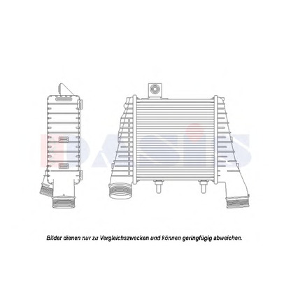 Foto Ladeluftkühler AKS DASIS 487034N