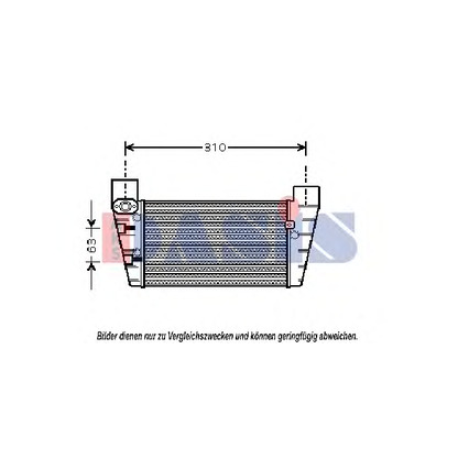 Foto Radiador de aire de admisión AKS DASIS 487230N