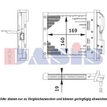 Фото Теплообменник, отопление салона AKS DASIS 489004N