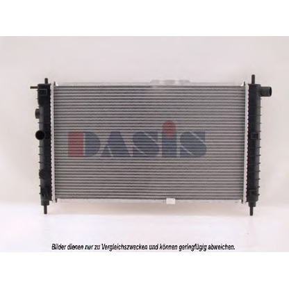 Фото Радиатор, охлаждение двигателя AKS DASIS 510010N