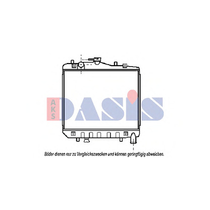 Photo Radiator, engine cooling AKS DASIS 510013N