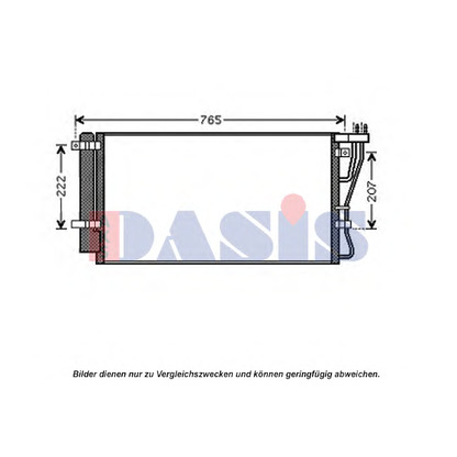 Foto Kondensator, Klimaanlage AKS DASIS 512035N