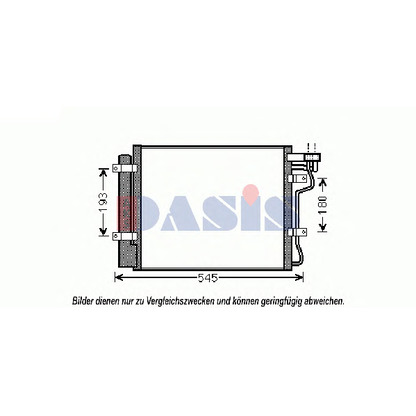 Foto Kondensator, Klimaanlage AKS DASIS 512054N