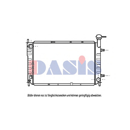 Фото Радиатор, охлаждение двигателя AKS DASIS 520220N