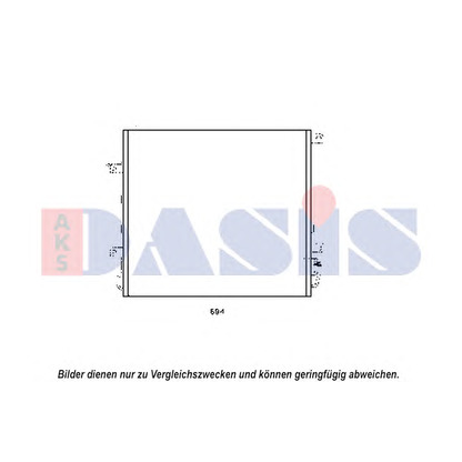 Foto Kondensator, Klimaanlage AKS DASIS 522071N