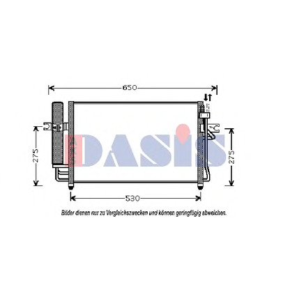 Фото Конденсатор, кондиционер AKS DASIS 562007N