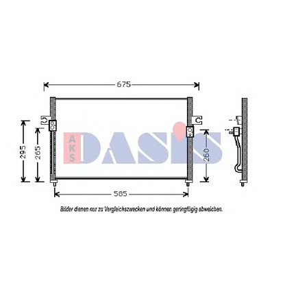 Foto Kondensator, Klimaanlage AKS DASIS 562180N