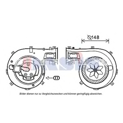 Zdjęcie Wentylator wnętrza AKS DASIS 740866N