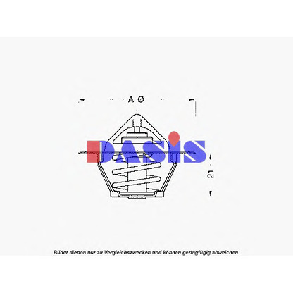 Foto Termostato, refrigerante AKS DASIS 750645N