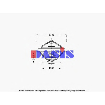 Foto Thermostat, Kühlmittel AKS DASIS 751863N