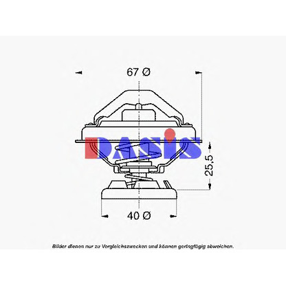 Foto Termostato, Refrigerante AKS DASIS 751904N