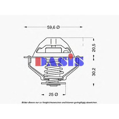 Foto Termostato, refrigerante AKS DASIS 751916N