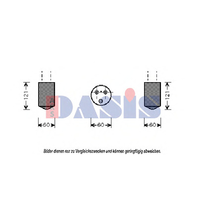 Photo Filtre déshydratant, climatisation AKS DASIS 800237N