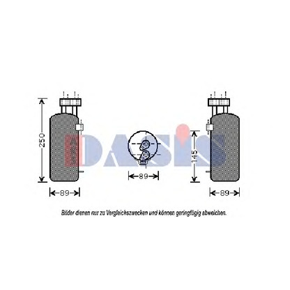 Foto Filtro deshidratante, aire acondicionado AKS DASIS 800336N