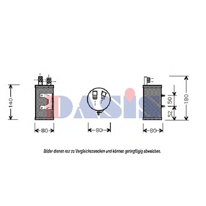 Photo Filtre déshydratant, climatisation AKS DASIS 801280N