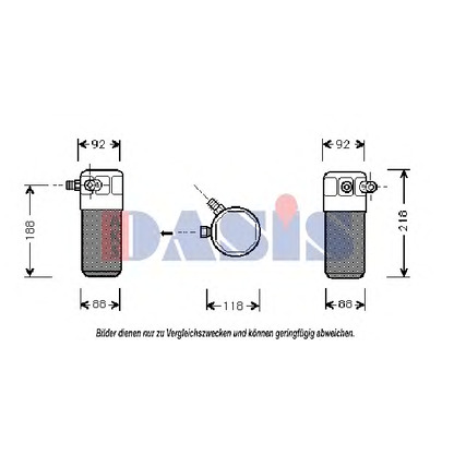 Photo Filtre déshydratant, climatisation AKS DASIS 802480N