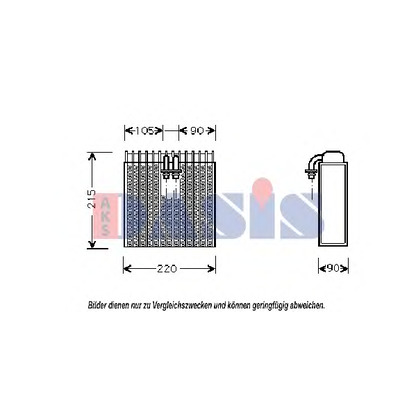 Foto Evaporador, aire acondicionado AKS DASIS 820013N