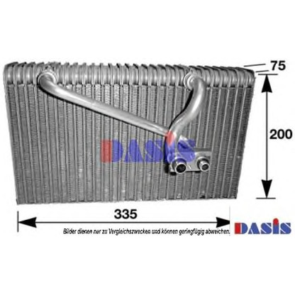 Foto Verdampfer, Klimaanlage AKS DASIS 820052N