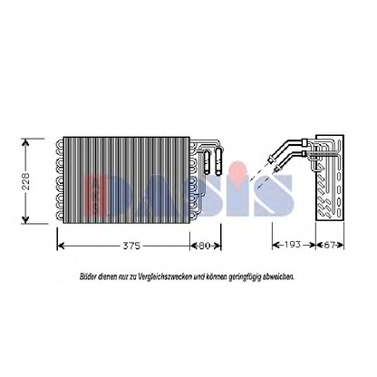 Photo Evaporateur climatisation AKS DASIS 820082N