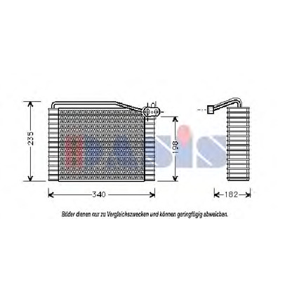 Photo Evaporator, air conditioning AKS DASIS 820144N