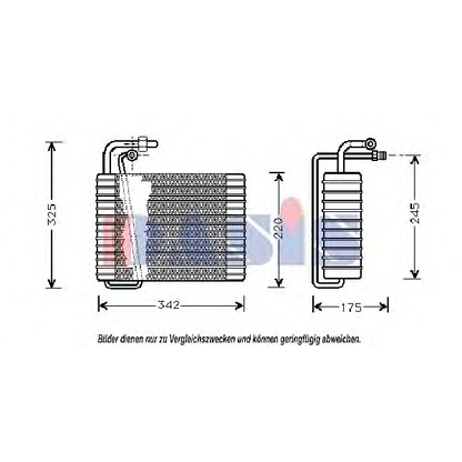 Photo Evaporator, air conditioning AKS DASIS 820149N