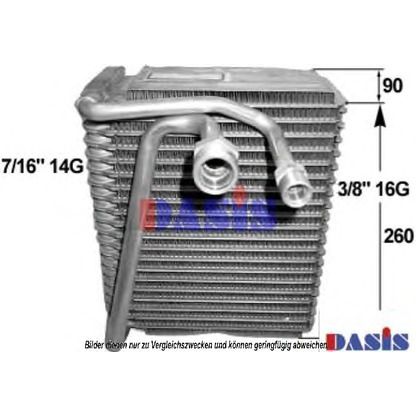 Foto Verdampfer, Klimaanlage AKS DASIS 820189N