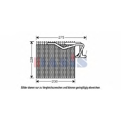 Foto Verdampfer, Klimaanlage AKS DASIS 820318N