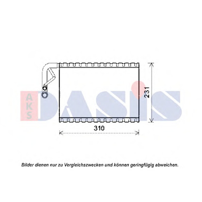 Photo Evaporator, air conditioning AKS DASIS 820338N