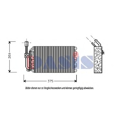 Photo Evaporator, air conditioning AKS DASIS 820480N