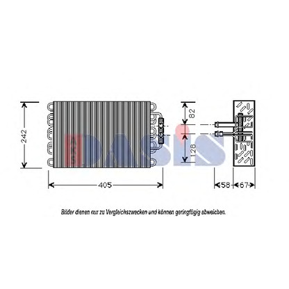 Foto Verdampfer, Klimaanlage AKS DASIS 820640N