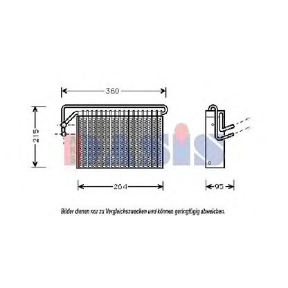 Foto Verdampfer, Klimaanlage AKS DASIS 820680N