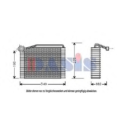 Photo Evaporator, air conditioning AKS DASIS 821210N
