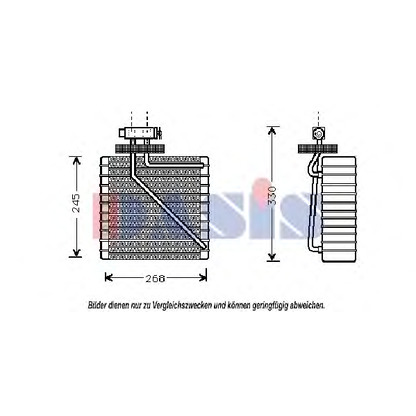 Foto Evaporador, aire acondicionado AKS DASIS 821490N