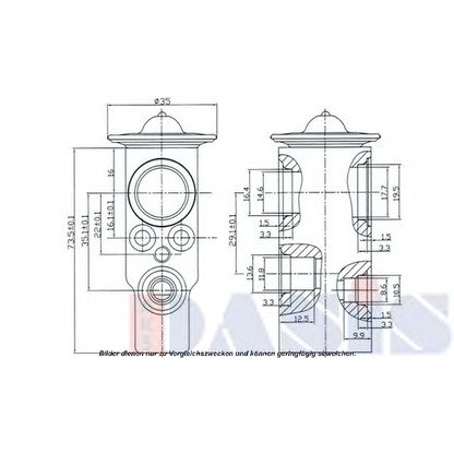 Photo Expansion Valve, air conditioning AKS DASIS 840054N