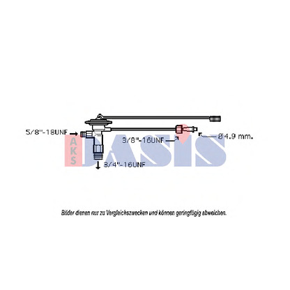 Photo Expansion Valve, air conditioning AKS DASIS 840100N