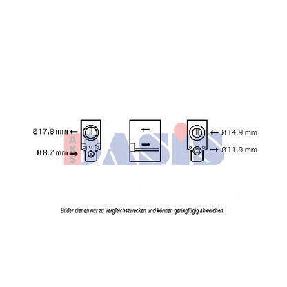Фото Расширительный клапан, кондиционер AKS DASIS 840220N
