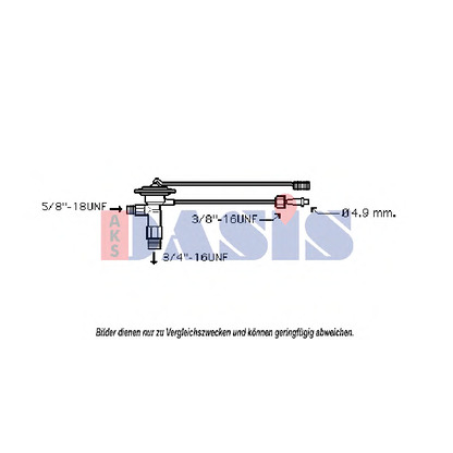 Photo Expansion Valve, air conditioning AKS DASIS 840490N