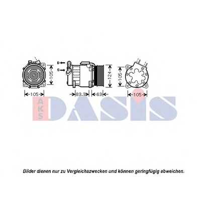 Photo Compressor, air conditioning AKS DASIS 850103N