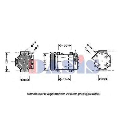 Photo Compressor, air conditioning AKS DASIS 850300N