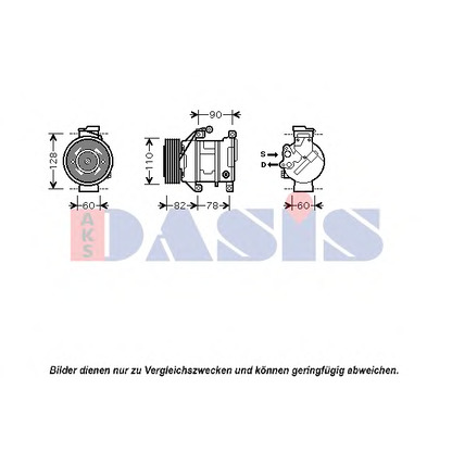Zdjęcie Kompresor, klimatyzacja AKS DASIS 850357N