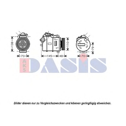 Photo Compressor, air conditioning AKS DASIS 850358N