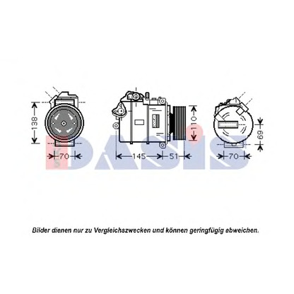 Photo Compressor, air conditioning AKS DASIS 850364N