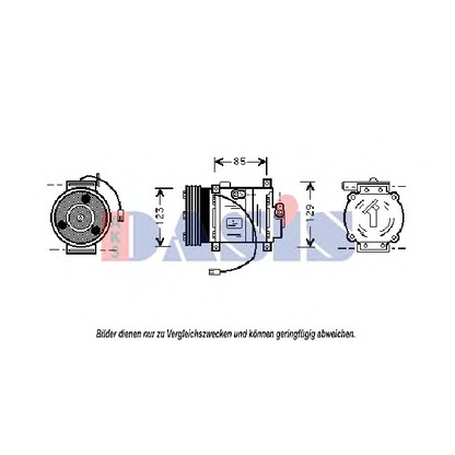 Foto Kompressor, Klimaanlage AKS DASIS 850441N