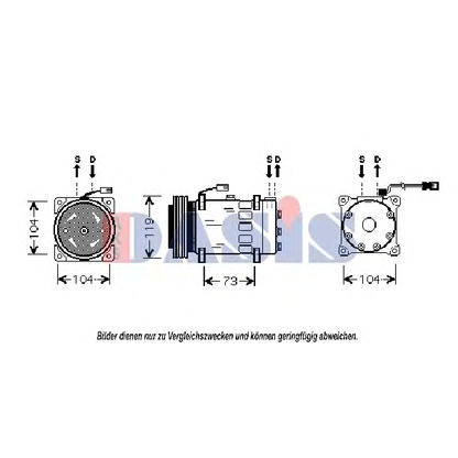 Photo Compressor, air conditioning AKS DASIS 850475N