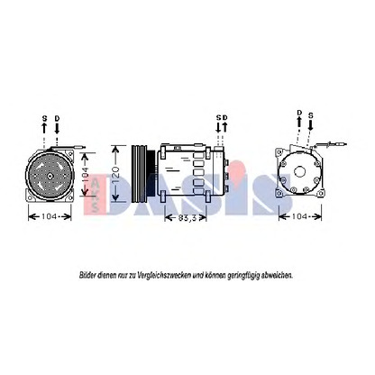 Фото Компрессор, кондиционер AKS DASIS 850505N