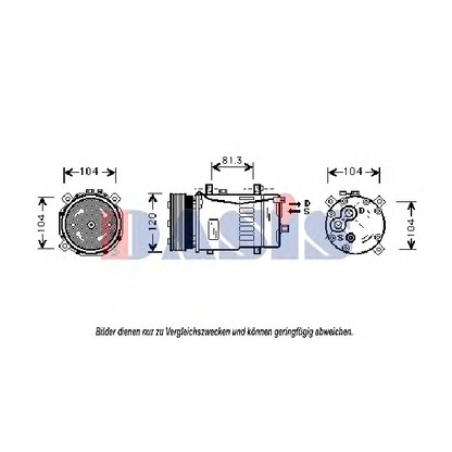 Фото Компрессор, кондиционер AKS DASIS 850509N