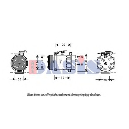 Foto Compressore, Climatizzatore AKS DASIS 850548N