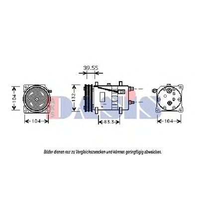 Foto Kompressor, Klimaanlage AKS DASIS 850649N